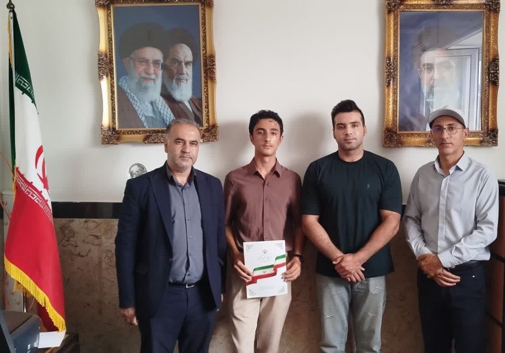 تجلیل از رکوردشکن دوومیدانی نونهالان کشور در مشگین‌شهر