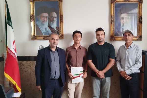 تجلیل از رکوردشکن دوومیدانی نونهالان کشور در مشگین‌شهر