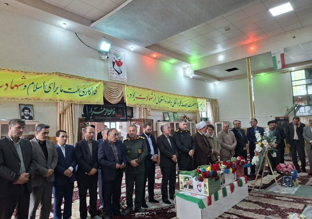پیکر شهید تازه تفحص‌شده اکبر بابازاده جبدرقی در شهرستان تشییع شد