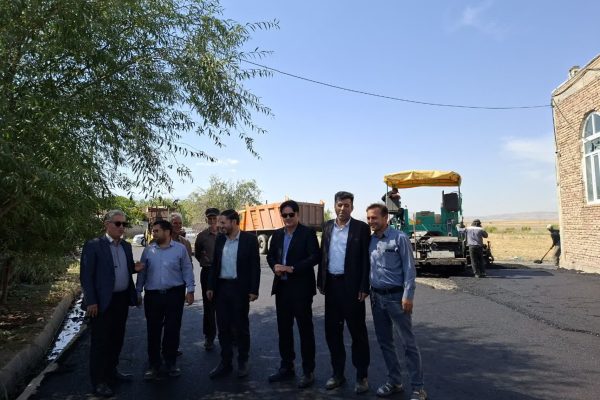 آسفالت‌ریزی ۱۶ هزار مترمربع از معابر روستاهای مشگین‌شهر